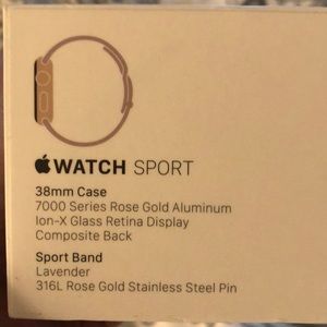 Series 1 rose gold Apple Watch Sport 38mm